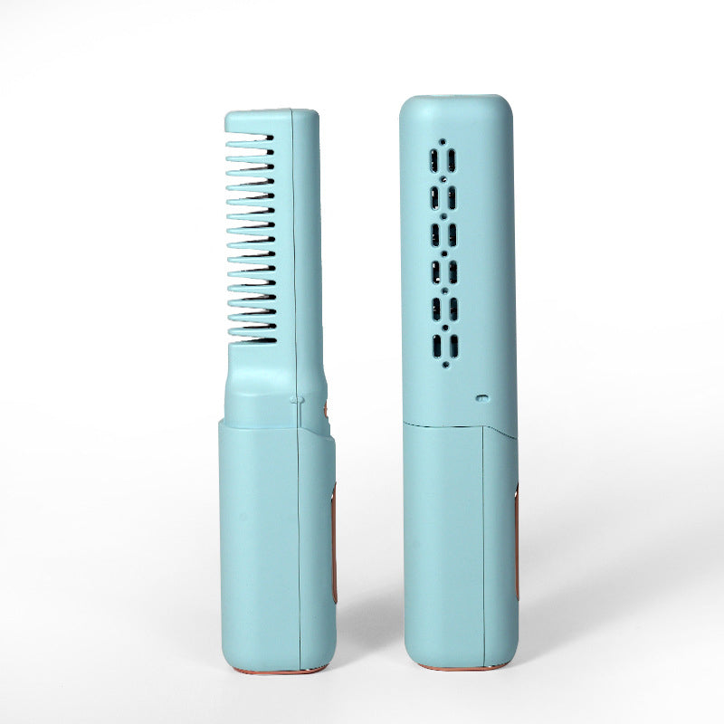 👩Shape hair in 3 seconds! Create gorgeous hairstyles anytime anywhere. 💁Portable Wireless Mini Bang Styling Comb