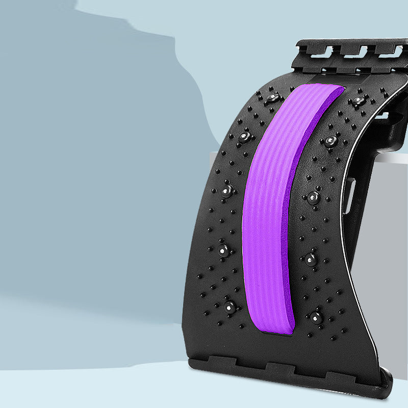 Magnetic Lumbar Stretcher – Acupressure Massage, Portable Design & Relieves Back Pain 🧘♂️✨