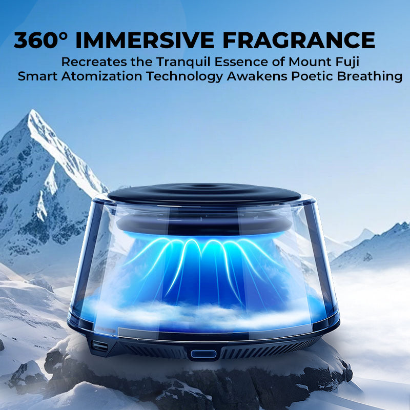 ✈️Free Shipping☁️ 2025 Cloud Mist Car Air Freshener - Auto On/Off, Includes 30-Day USB-C Battery & 1 Refill Bottle = 1 Year of Freshness
