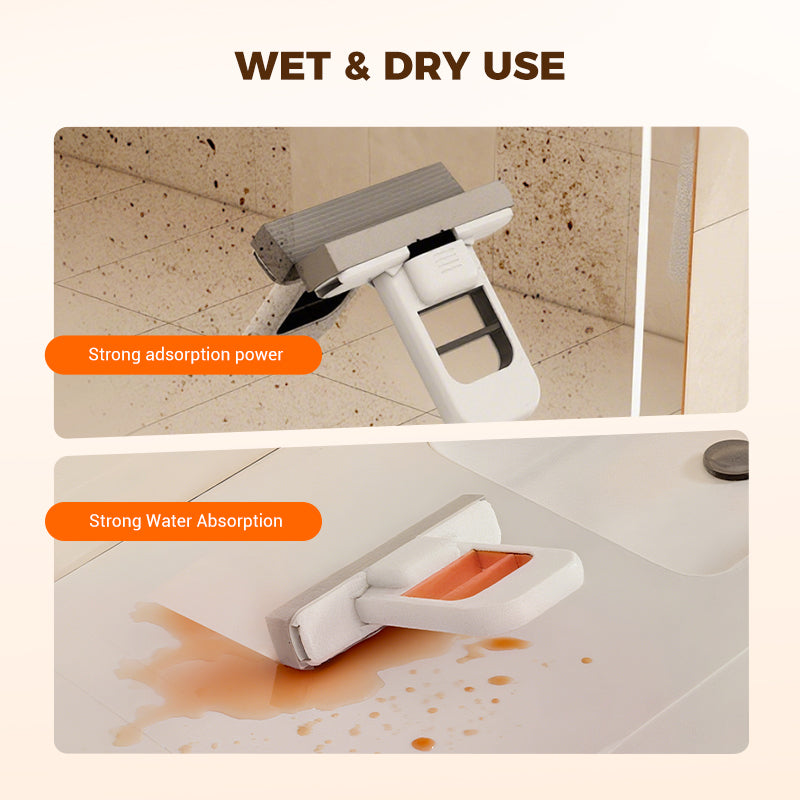 💥Last 100 items in stock🧹 Mini Mop SELF-WRINGING & portable