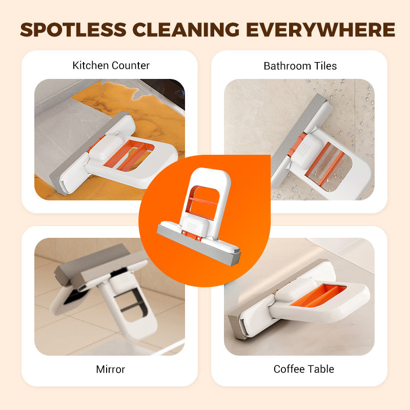 💥Last 100 items in stock🧹 Mini Mop SELF-WRINGING & portable