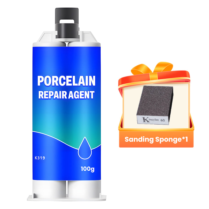 💧Multi-functional waterproof and anti-corrosion repair adhesive🔥 (suitable for ceramic floor tiles, walls, and kitchen countertops) saves time and costs.