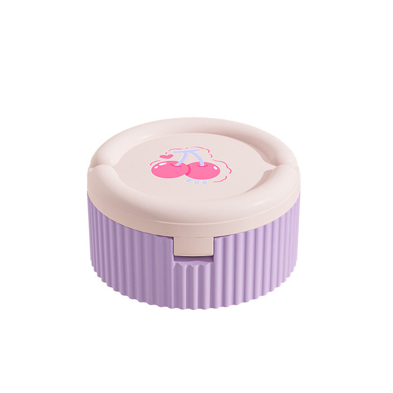 Pill Organizer with Foldable Silicone Cup