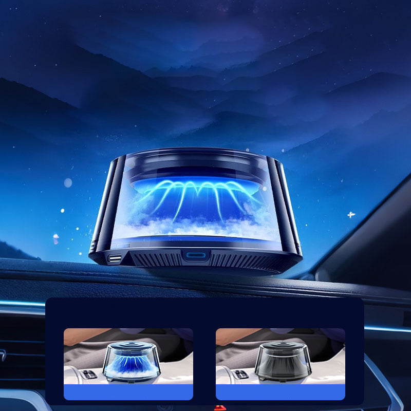 ✈️Free Shipping☁️ 2025 Cloud Mist Car Air Freshener - Auto On/Off, Includes 30-Day USB-C Battery & 1 Refill Bottle = 1 Year of Freshness