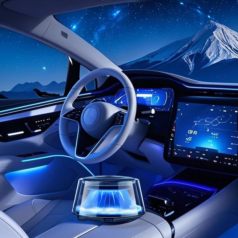 ✈️Free Shipping☁️ 2025 Cloud Mist Car Air Freshener - Auto On/Off, Includes 30-Day USB-C Battery & 1 Refill Bottle = 1 Year of Freshness
