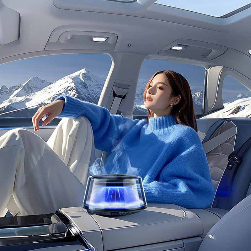 ✈️Free Shipping☁️ 2025 Cloud Mist Car Air Freshener - Auto On/Off, Includes 30-Day USB-C Battery & 1 Refill Bottle = 1 Year of Freshness