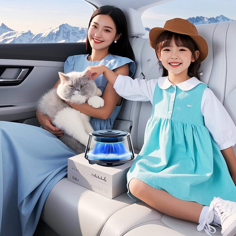 ✈️Free Shipping☁️ 2025 Cloud Mist Car Air Freshener - Auto On/Off, Includes 30-Day USB-C Battery & 1 Refill Bottle = 1 Year of Freshness