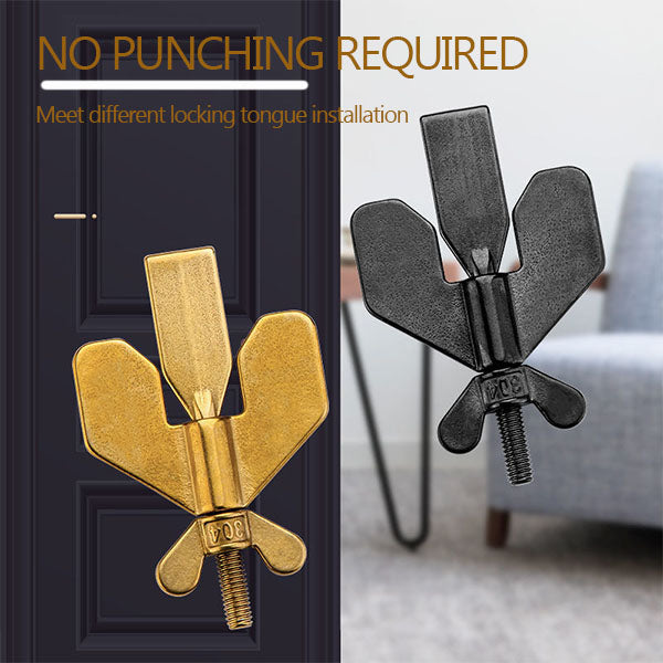 304 Stainless Steel Portable Travel/Home Safety Door Stopper🔐