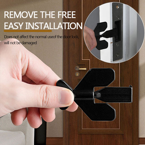 304 Stainless Steel Portable Travel/Home Safety Door Stopper🔐