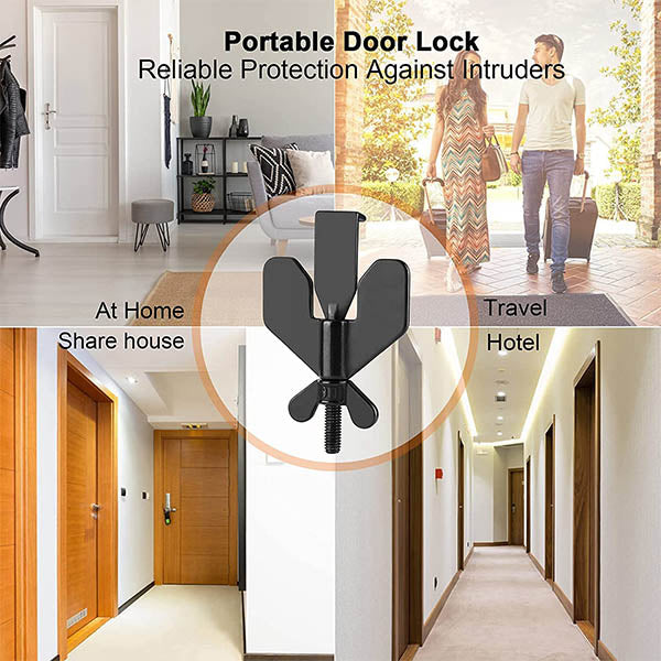 304 Stainless Steel Portable Travel/Home Safety Door Stopper🔐
