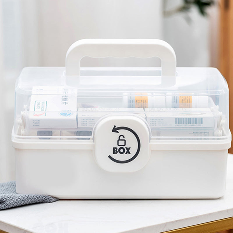 💊 Flash Sale! Multi-Tier Medicine Organizer Box – Large Capacity, Household Storage 🏠✨