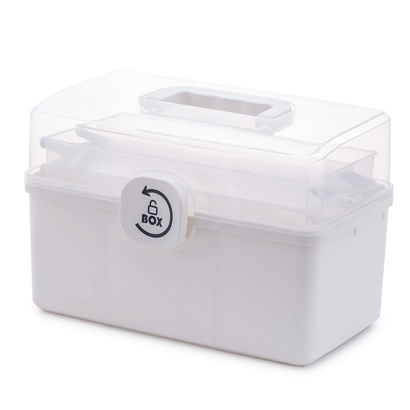 💊 Flash Sale! Multi-Tier Medicine Organizer Box – Large Capacity, Household Storage 🏠✨