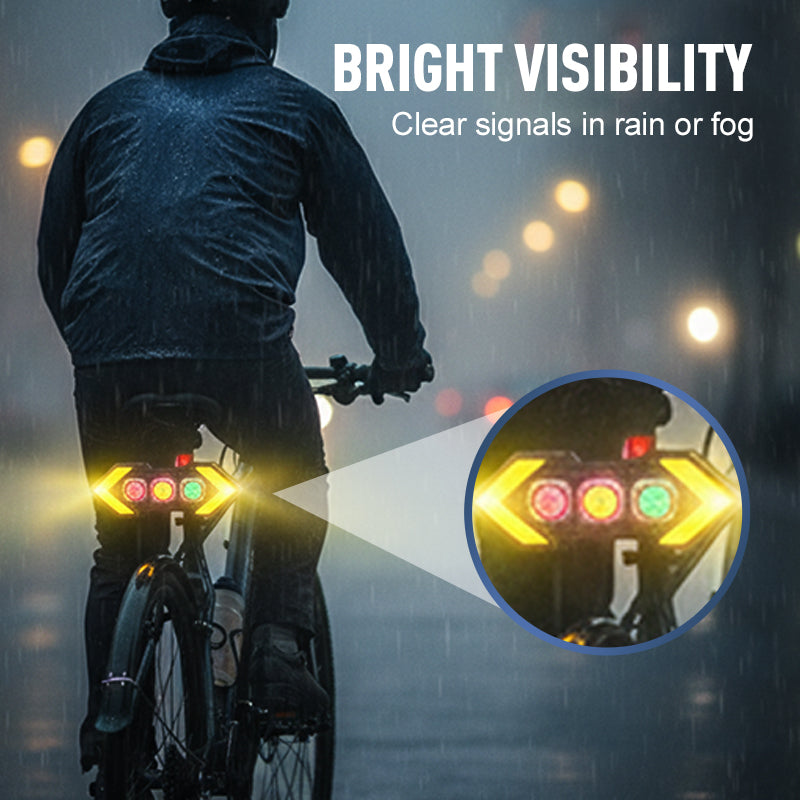 Today Only: 50% Off🔥Wireless Bicycle Turn Signal Taillight Kit