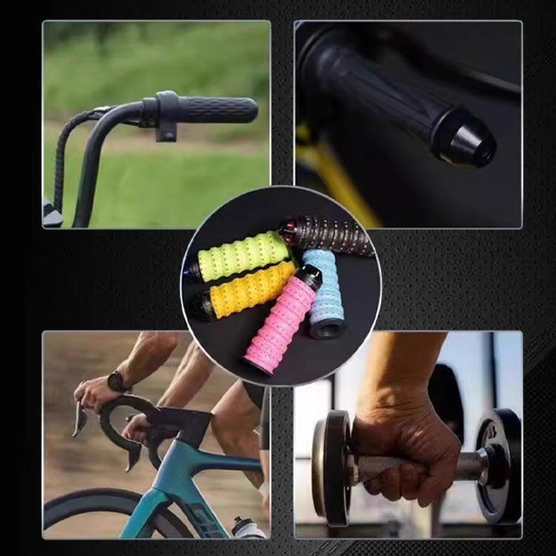 🏍️ BUY 1 GET 1 FREE! ✨ Anti-Slip Soft Silicone Handlebar Grips for Bicycles & Motorcycles - Enhance control and vibration damping for safer riding 🛡️🧤
