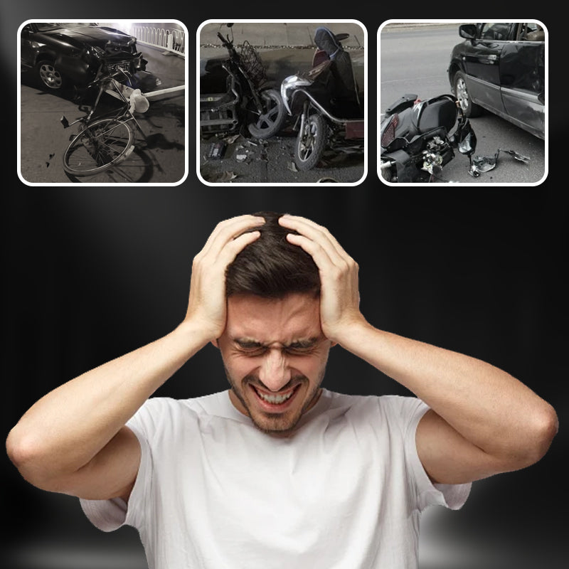 Motorcycle Dual-Beam External Spotlight / Strobe & Variable Light Mode