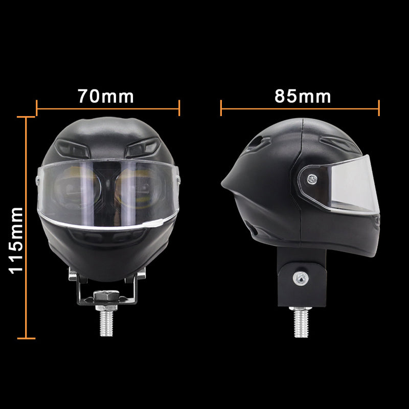 Motorcycle Dual-Beam External Spotlight / Strobe & Variable Light Mode