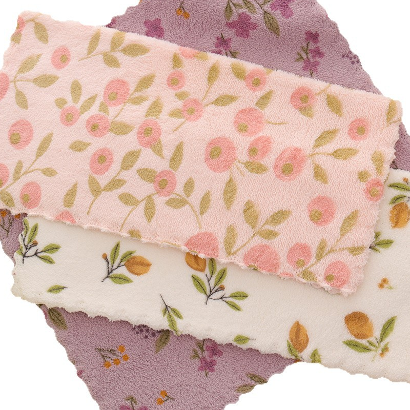 5PCS Set of Coral Fleece Absorbent Lint-Free Dishcloths for Home Use🫧