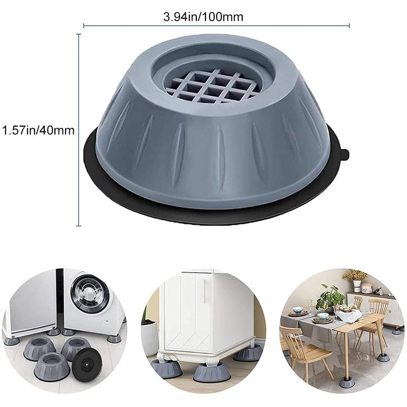 🏡 Earthquake-Resistant and Pest-Proof Washing Machine Silent Base Stand(4PCs)