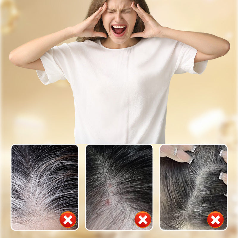 Buy 1 Get 1 Free🔥2-In-1 Natural Instant Safe Hair Color Stick & Comb