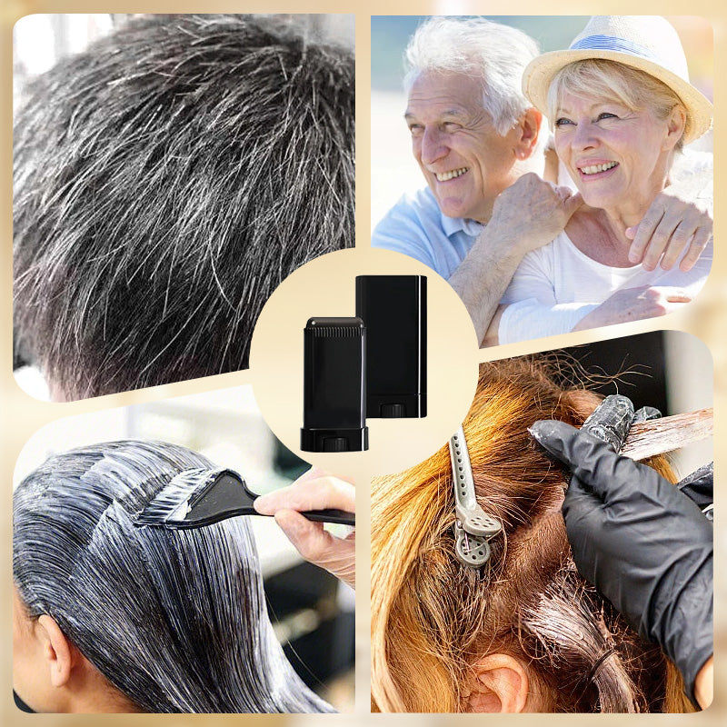 Buy 1 Get 1 Free🔥2-In-1 Natural Instant Safe Hair Color Stick & Comb