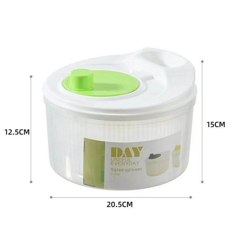 Multi-Functional Manual Salad Spinner for Vegetable & Fruit Washing