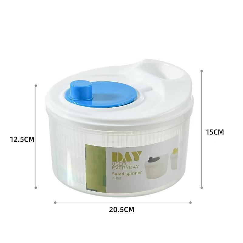 Multi-Functional Manual Salad Spinner for Vegetable & Fruit Washing