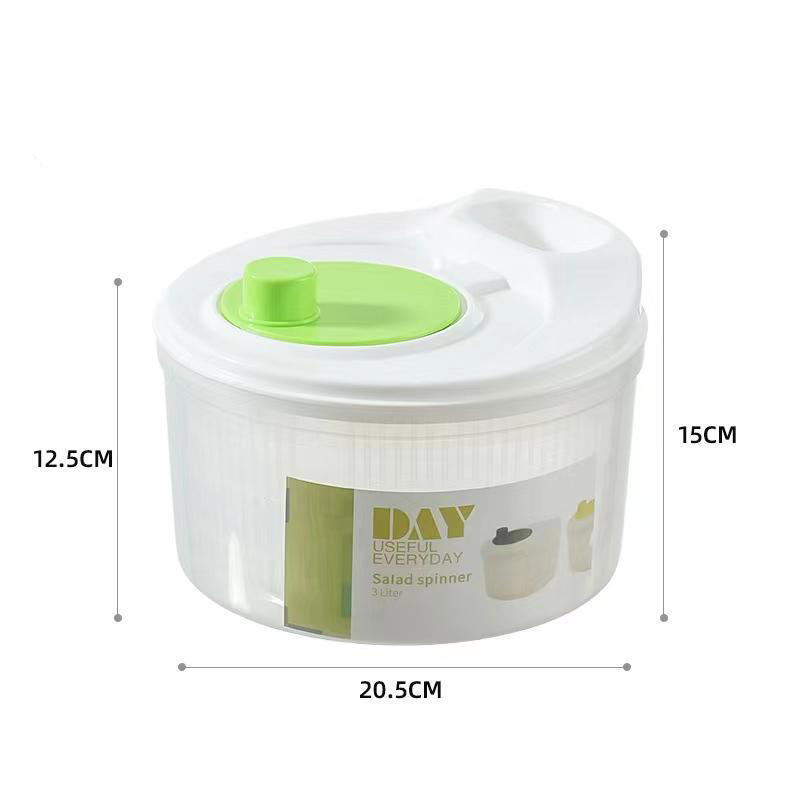 Multi-Functional Manual Salad Spinner for Vegetable & Fruit Washing
