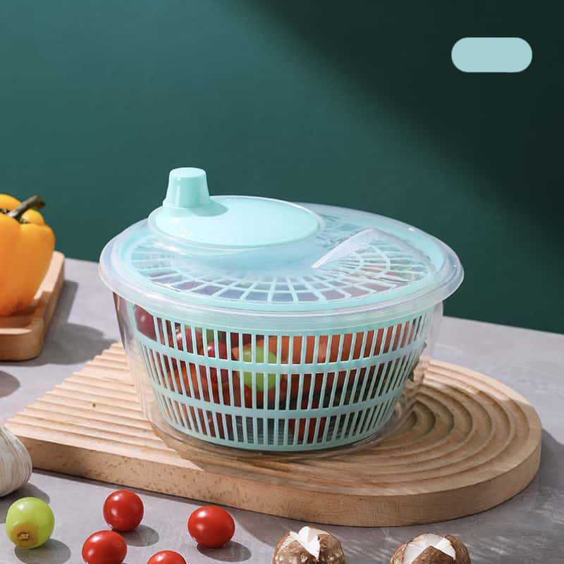 Multi-Functional Manual Salad Spinner for Vegetable & Fruit Washing