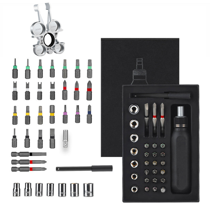 Multi-Function Ratcheting Screwdriver & Bit Kit