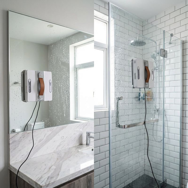 ✨🤖 Auto Window Cleaner Robot with Smart Spray - Effortless streak-free shine. Perfect for floor-to-ceiling & hard-to-reach windows. One-click start, hands-free cleaning. 🧼💦 Smart sensors & app control.