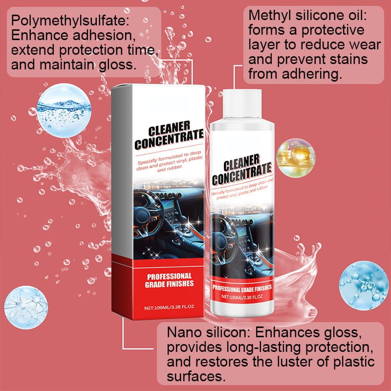💐50% OFF !Car Plastic Renovation Cleaning & Coating