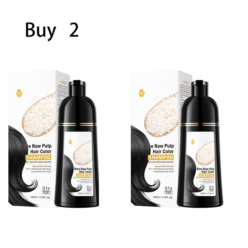 Instant Black Hair Dye Shampoo