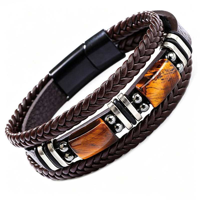 🔥Surprise 50% Off!📿New trendy essential!Braided PU Leather Bracelet for Men & Women