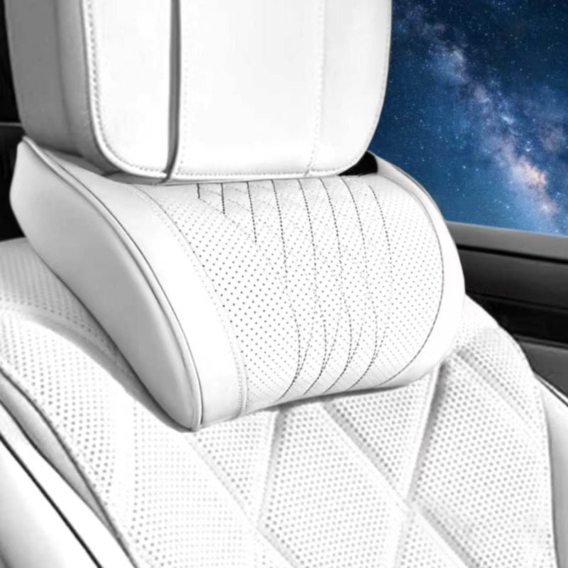 🚗💤 Relieve Driving Fatigue! Universal Memory Foam Car Headrest Neck Pillow, Ergonomic Support Auto Neck Cushion for Long Road Trips