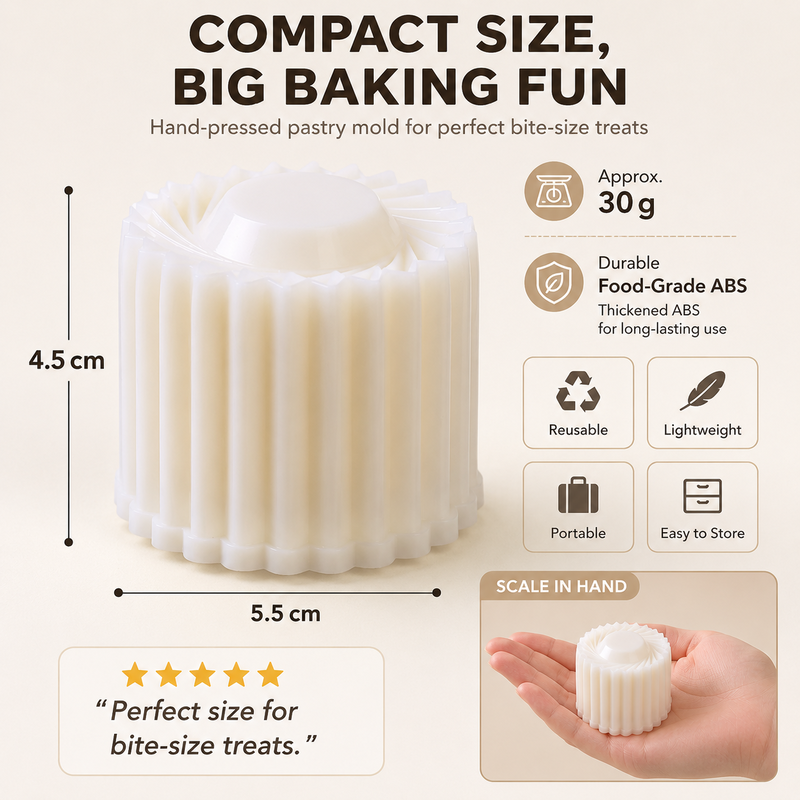 Creative Double-Ended Pastry Mold