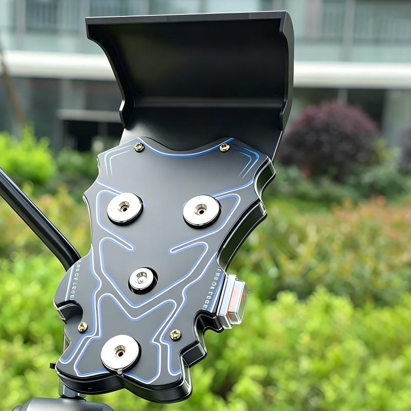 📱 Shock-absorbing bike rack – 4-axle, mechanical lock, one-handed operation. Perfect for e-bikes! 🚴♂️🔒