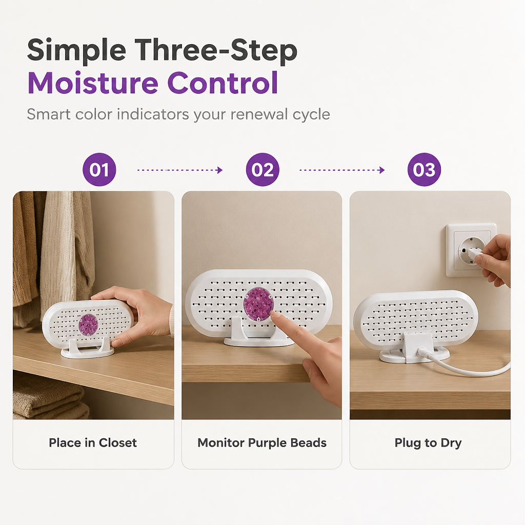 💧 Reusable Mini Moisture Absorber