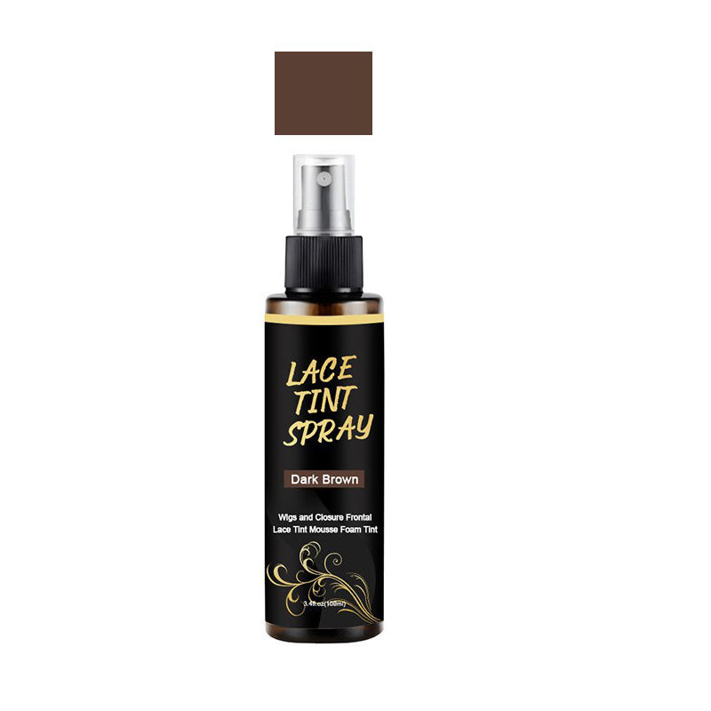 💇50% OFF NOW! Professional Lace Tint Spray for Wigs and Frontals – Quick Drying Root Tinting Mist, Flawless Gray Root Coverage & Seamless Blending for All Brown Hair Shades