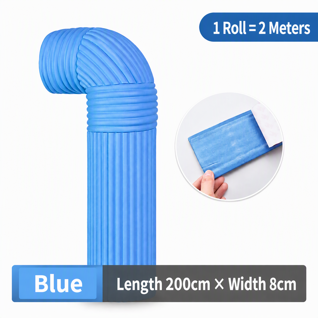 Adhesive Pipe Insulation Wrap Outdoor Winter Anti Freeze Thermal Foam Sleeve for Water and Solar Pipes