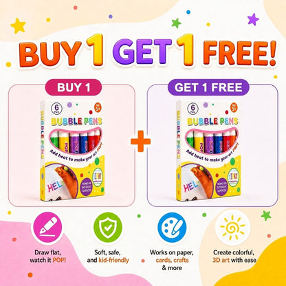 ❄️🎁Christmas Promotion✨ BUY 1 GET 1 FREE !  🔮Magic Pen – Draw 3D with one stroke!🎄 DIY Bubble Popcorn Drawing Pens 🔥