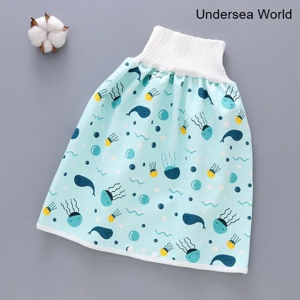 Comfy Children's Diaper Skirt Shorts 2 In 1
