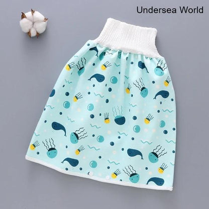 Comfy Children's Diaper Skirt Shorts 2 In 1