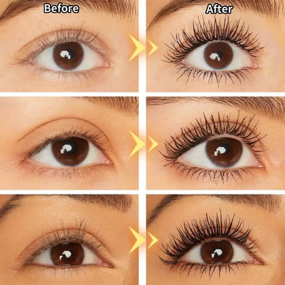 🥳BUY 1 GET 1 FREE:￡9.99!!💞50K+ SOLD!👁️✨ All-Day Beautiful Lashes, Smudge-Proof! Waterproof Fiber Mascara for Natural Volume. 💖💃
