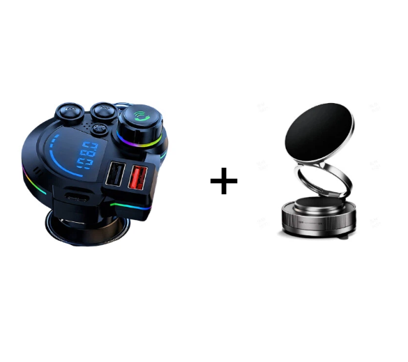 📻 57% OFF NOW! 🚗 Universal Dual-Port Car FM Bluetooth Transmitter – Wireless Music, Hands-Free Calling & Dual USB Charger 🔌