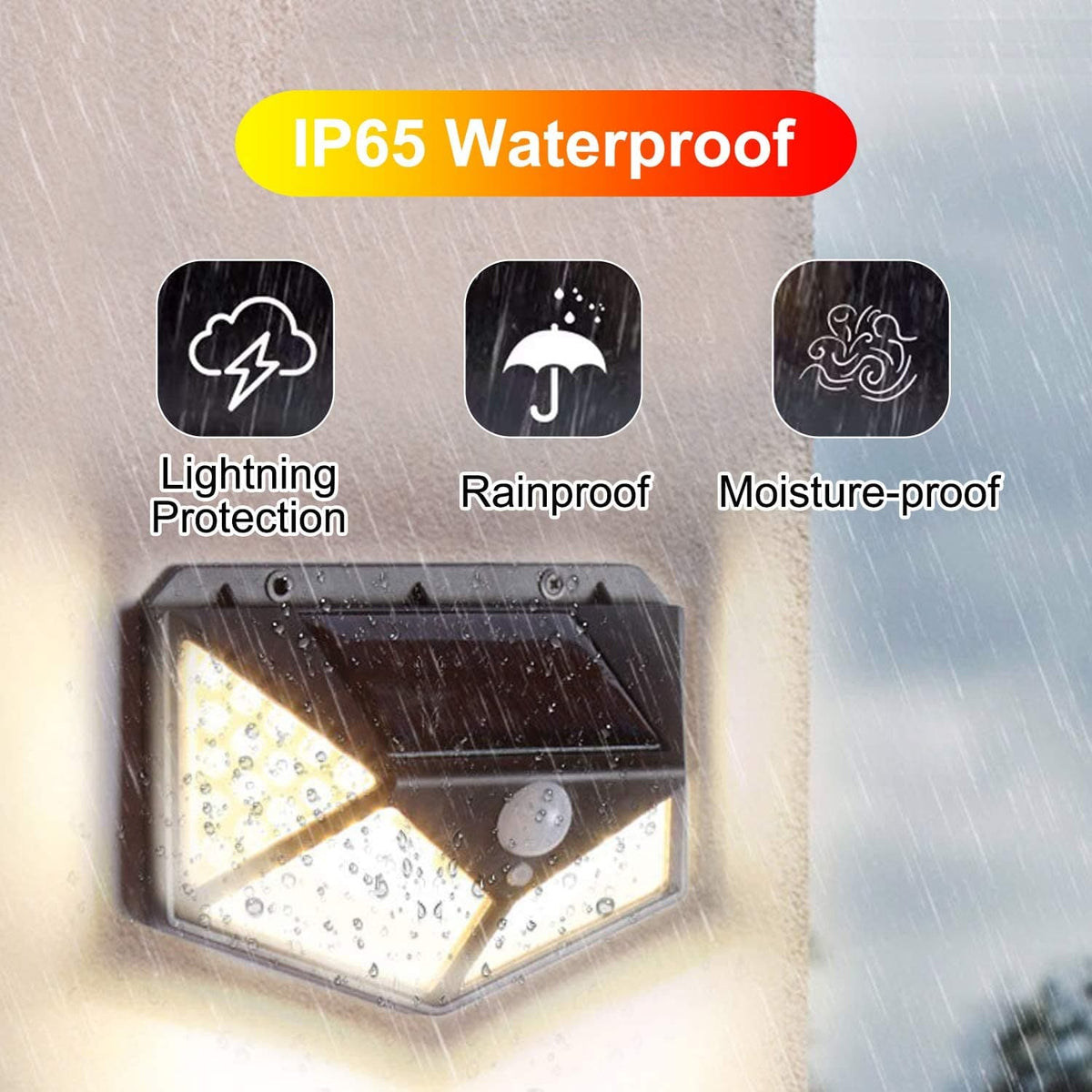 ⏰INSTANTLY LIGHT UP YOUR OUTDOOR SPACE ☀️🏡 Solar Motion Sensor Lights – 100 LED, IP65 Waterproof, Zero Bills 🔒🇬🇧