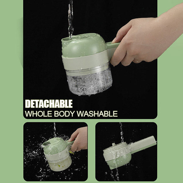 🥳50% OFF NOW! Wireless Food Processor – Cordless, one-touch chop. Perfect for arthritic hands. Kitchen prep made easy⚡🥗