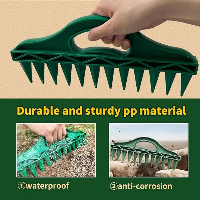 🎃HALLOWEEN DEAL 50% OFF!🌱 12-Hole Garden Seed Dibber – One-Press Planting, Precision Spacing – Lightweight, Weatherproof – 12x Faster Seeding! 🌻✨