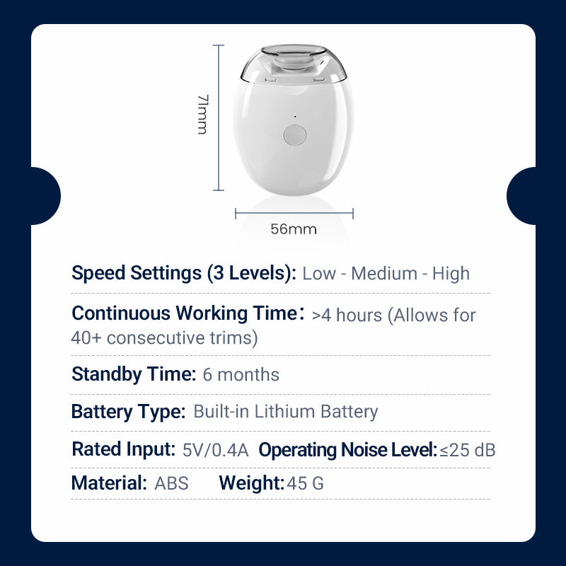 💅✨ Universal Automatic Fingernail Grinder – Painless & Safe for Adults & Kids 👶🔧 50% OFF HOT SALE! Effortless trimming, smooth edges, no cuts. Perfect for family use. One tool for all ages.