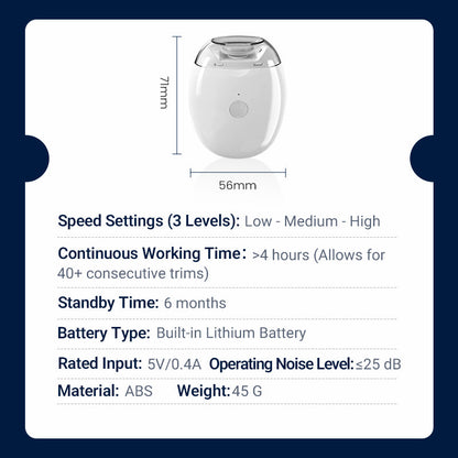 💅✨ Universal Automatic Fingernail Grinder – Painless & Safe for Adults & Kids 👶🔧 50% OFF HOT SALE! Effortless trimming, smooth edges, no cuts. Perfect for family use. One tool for all ages.