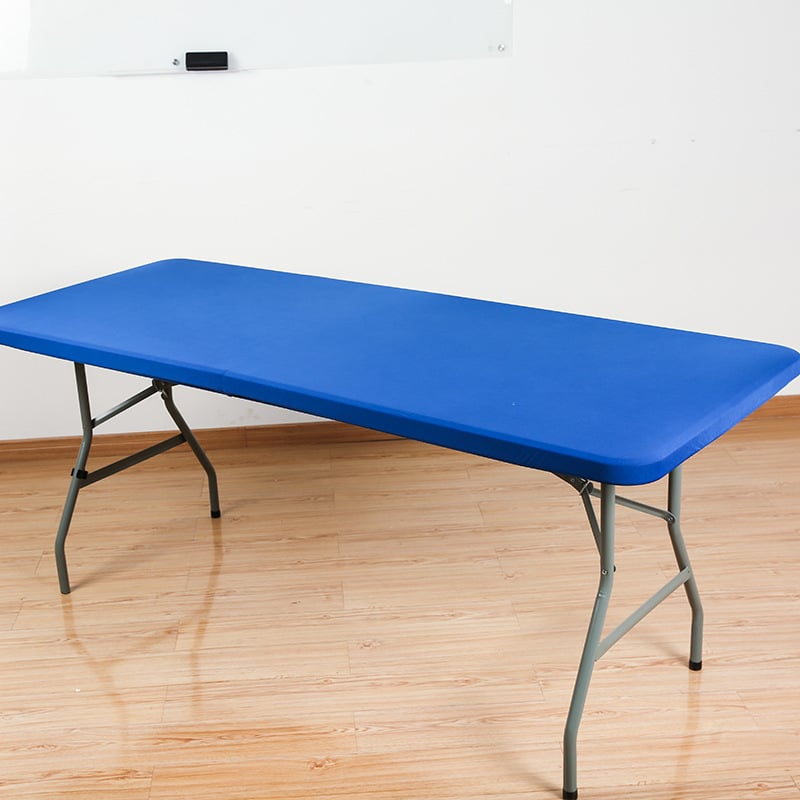 ✨ Sleek Look, Zero Creases – Reusable Spandex Table Cover for Dining & Garden